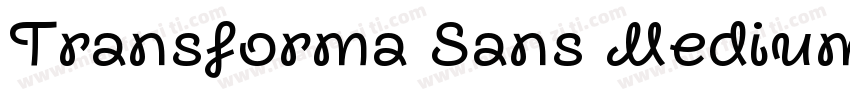 Transforma Sans Medium字体转换